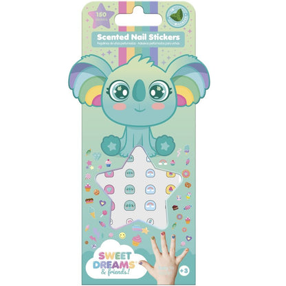 Set Sweet Dreams de pegatinas perfumadas para uñas con diseños coloridos - 2