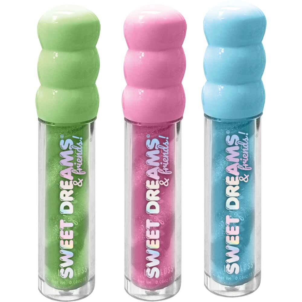 Set de cuatro bálsamos labiales Sweet Dreams con estuche de colores pastel - 2