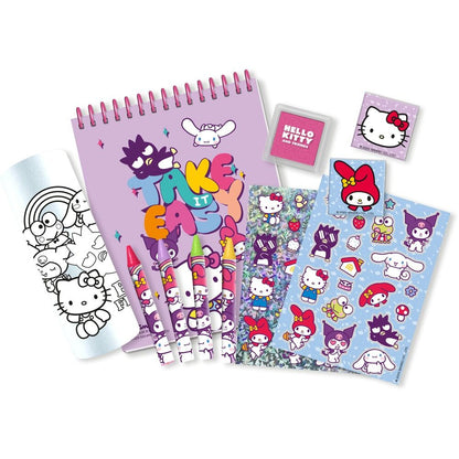 Maletín 3D de papelería Hello Kitty blanco con lazo rojo - 2