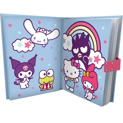 Diario secreto electrónico Hello Kitty and Friends rosa y azul con teclado numérico - 2