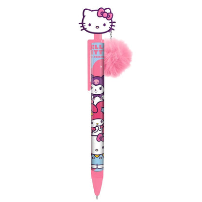 Bolígrafo rosa Hello Kitty and Friends con topper 3D - 2