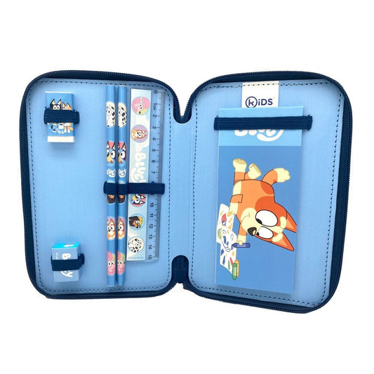 Plumier doble azul de Bluey y Bingo - 2