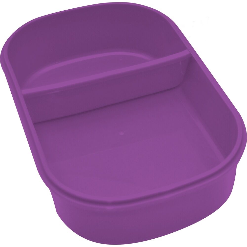 Sandwichera fiambrera Stitch Disney turquesa y morada con cubierto - 2