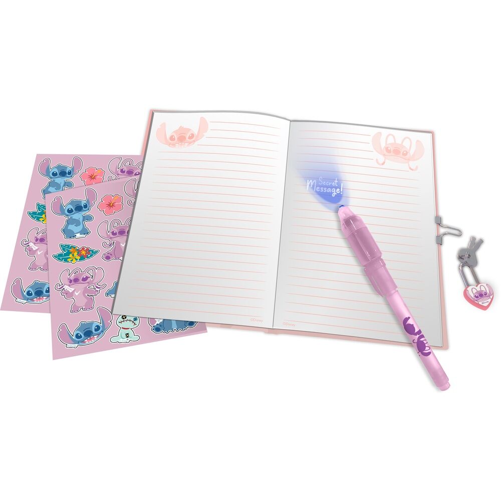 Diario secreto Disney Stitch con bolígrafo de tinta mágica - 2