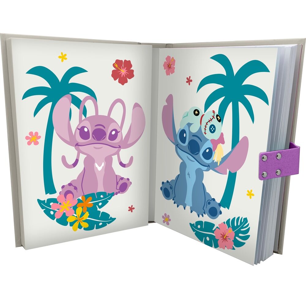 Diario secreto de Stitch Disney con código y diseño Aloha - 2