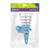 Juego de lanzar y atrapar Stitch Disney con cono azul, cesta blanca y pelota