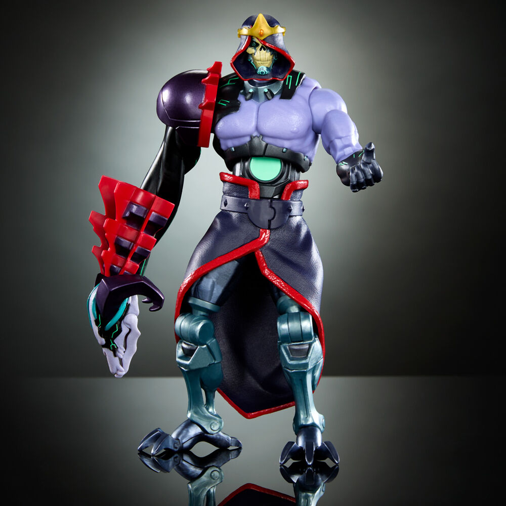 Figura articulada de Skeletor Revolution con brazo Havoc tecnológico - 4