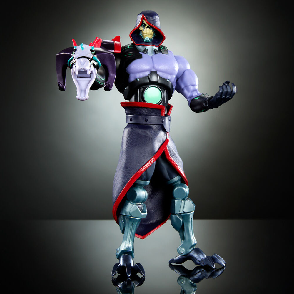 Figura articulada de Skeletor Revolution con brazo Havoc tecnológico - 5