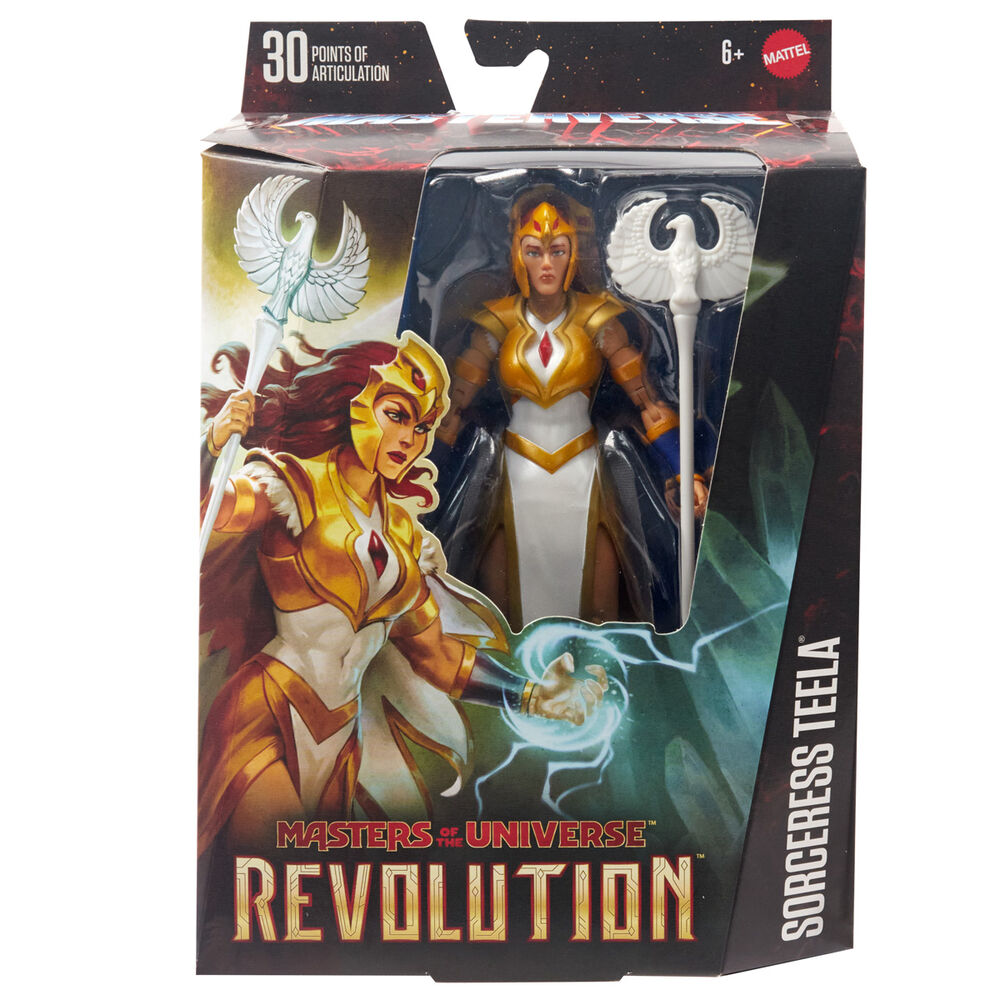 Figura articulada Sorceress Teela Revolution con capa y báculo - 3