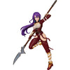 Figura de Arthur Pencilgon con lanza y cabello morado
