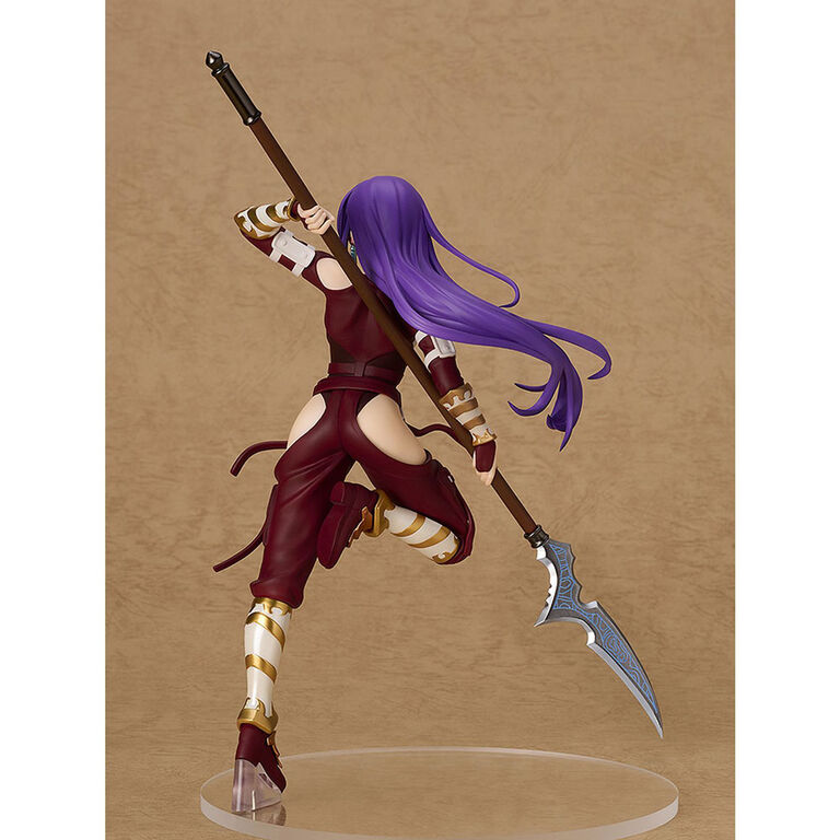 Figura de Arthur Pencilgon con lanza y cabello morado - 2
