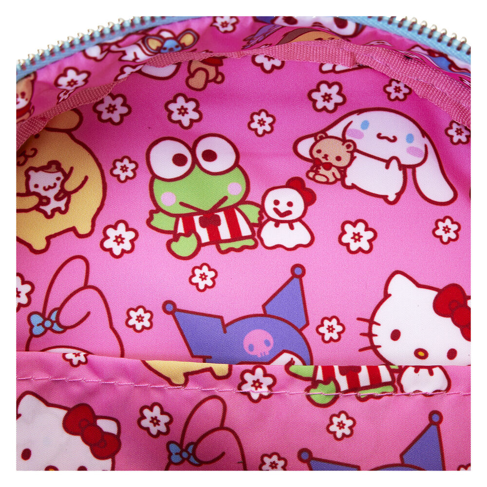 Mochila Loungefly de Hello Kitty y oso en azul, blanco y rojo - 6