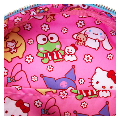 Mochila Loungefly de Hello Kitty y oso en azul, blanco y rojo - 6