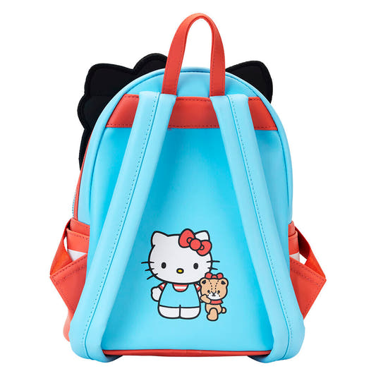 Mochila Loungefly de Hello Kitty y oso en azul, blanco y rojo - 4