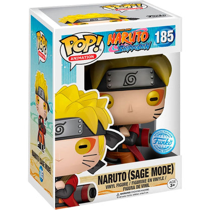 Figura Funko POP! de Naruto Sage Mode con capa roja y pergamino - 2