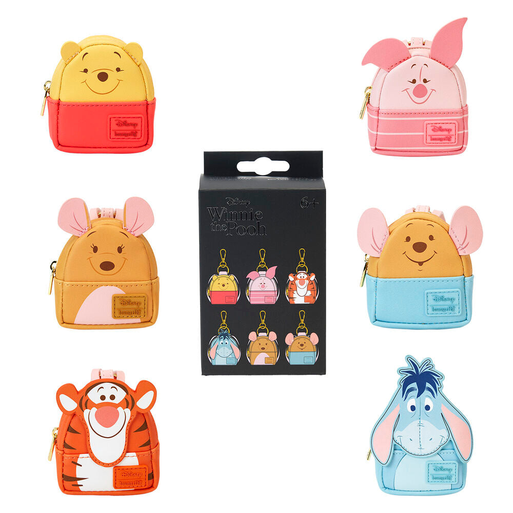 Llavero mini mochila Mystery de Winnie the Pooh Loungefly surtido