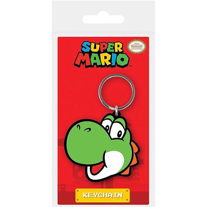 Llavero de Yoshi de Super Mario Bros en PVC