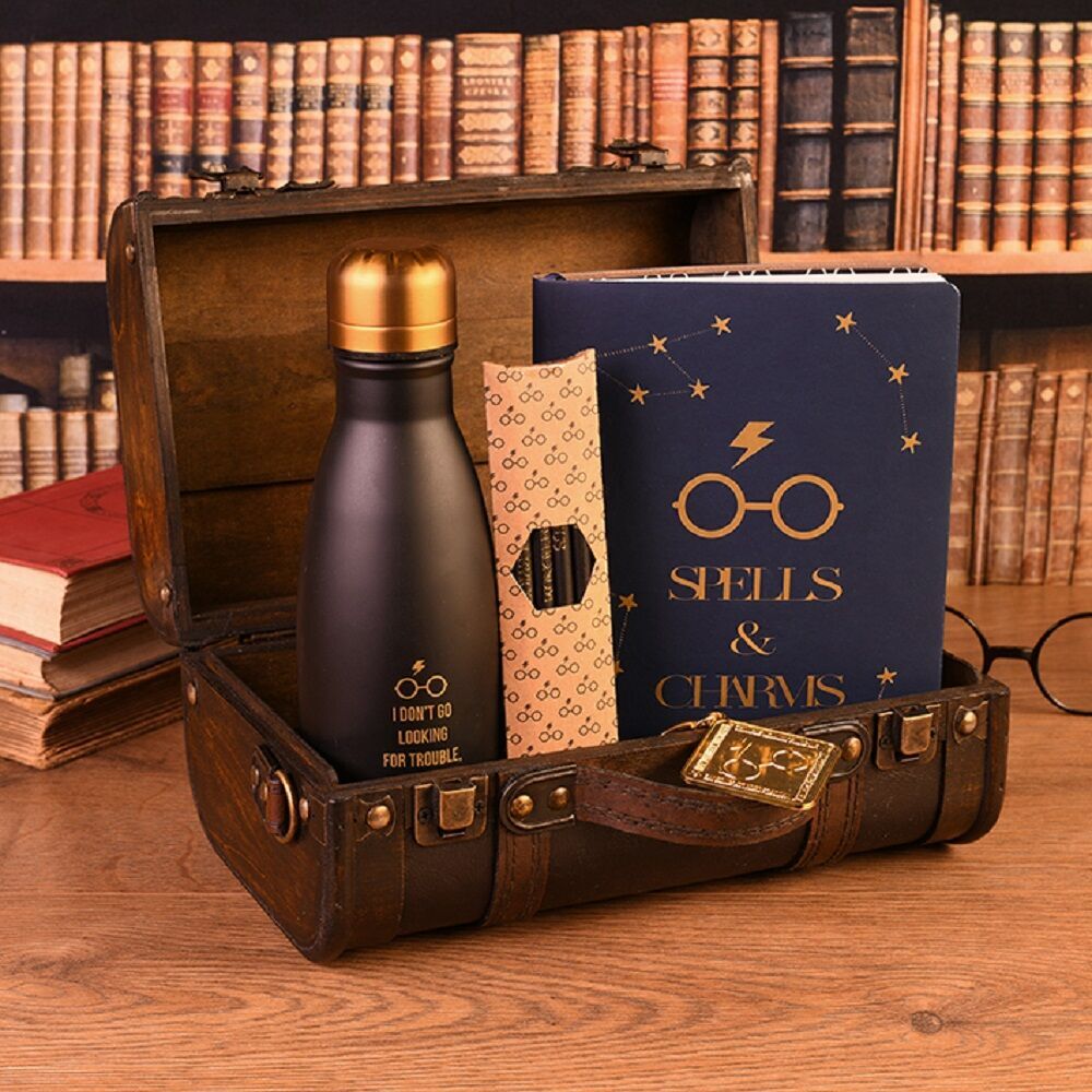 Set regalo premium Harry Potter con maletín, botella y cuaderno - 3