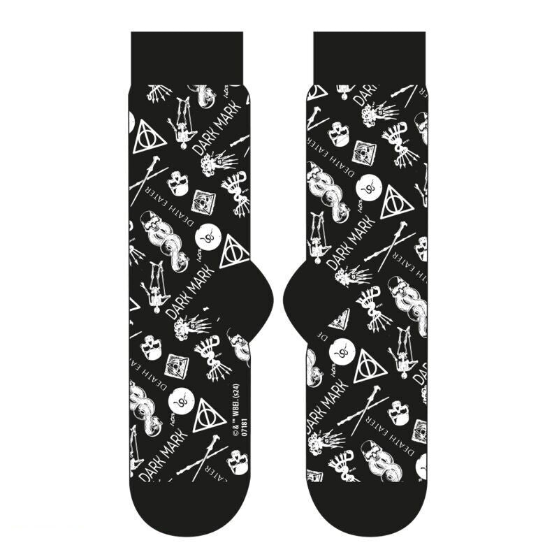 Set Harry Potter Artes Oscuras con taza negra y calcetines estampados - 2