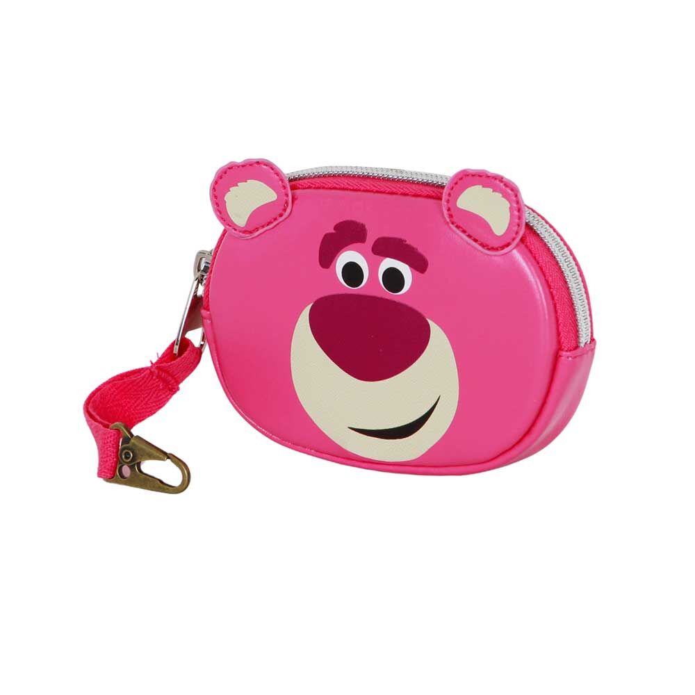 Monedero rosa de Lotso de Toy Story con cremallera y mosquetón - 2