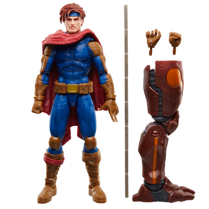 Figura articulada de Gambit de X-Men Marvel con bastón - 3