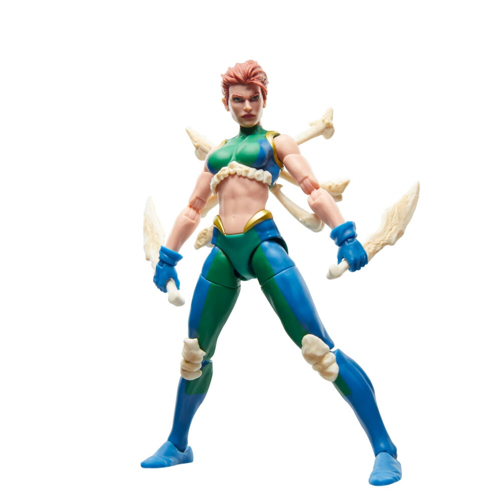Figura articulada de Marrow de X-Men Marvel con traje verde y azul