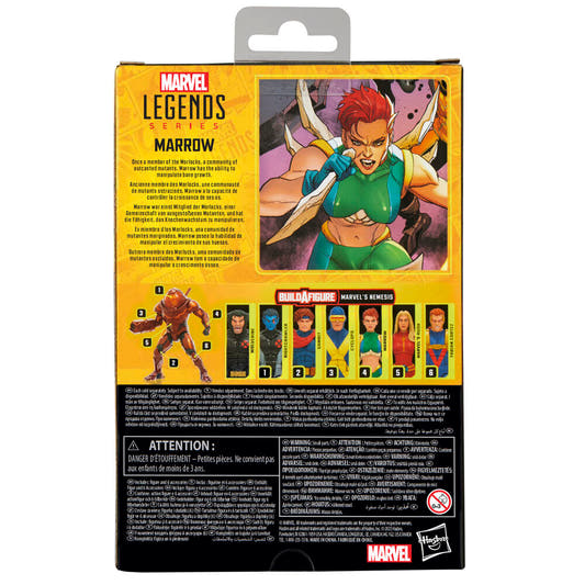 Figura articulada de Marrow de X-Men Marvel con traje verde y azul - 12