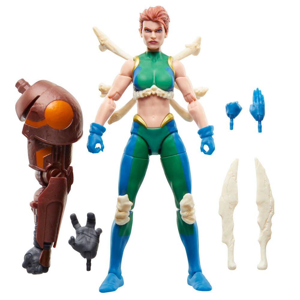 Figura articulada de Marrow de X-Men Marvel con traje verde y azul - 4