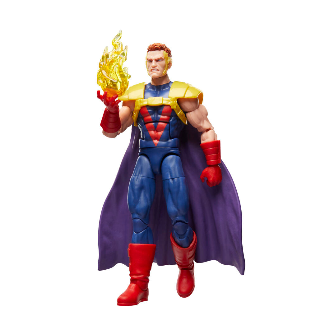 Figura articulada de Fabian Cortez de X-Men Marvel con capa morada