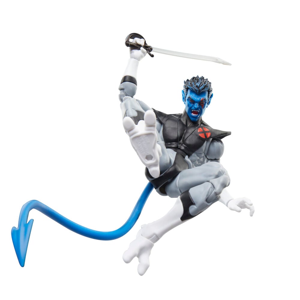 Figura articulada de Nightcrawler de X-Men Marvel Legends con accesorios - 7