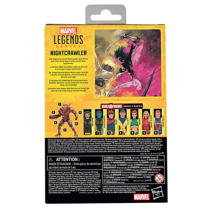 Figura articulada de Nightcrawler de X-Men Marvel Legends con accesorios - 13