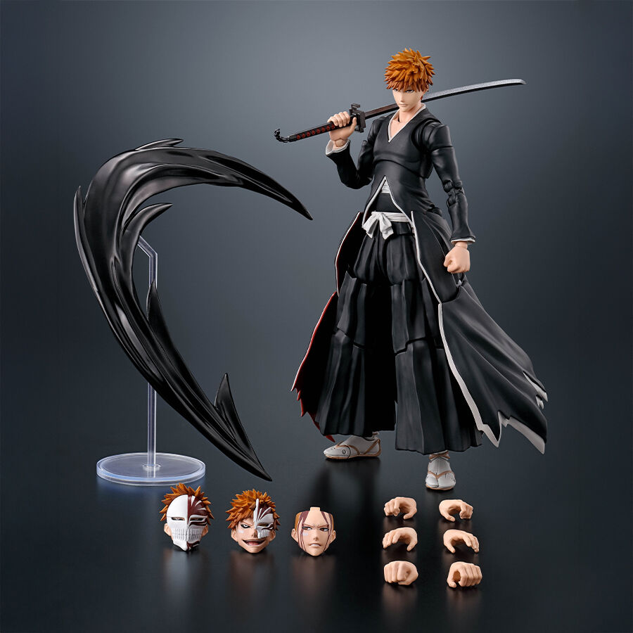 Figura S.H. Figuarts de Ichigo Kurosaki con espada Tenchain Zangetsu - 2