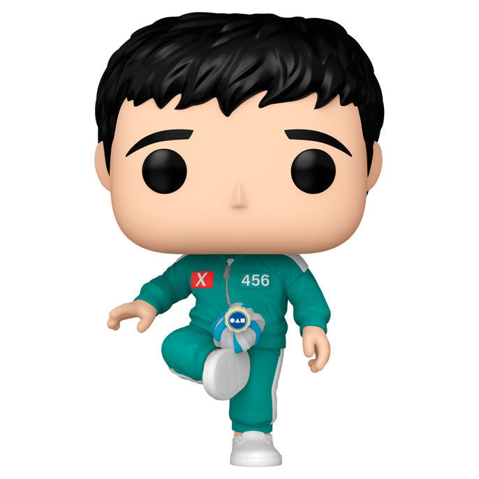 Figura Funko POP! de Seong Gi-Hun con uniforme verde