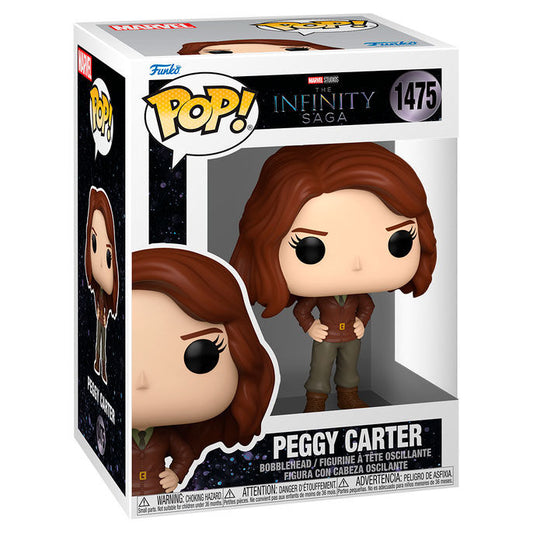 Figura Funko POP de Peggy Carter con chaqueta marrón - 2