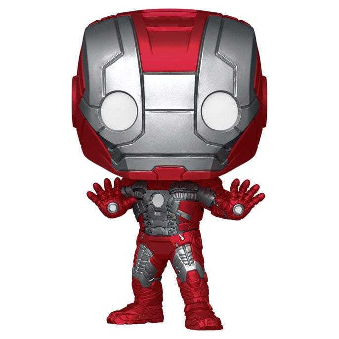 Figura Funko POP! Iron Man Mark 5 en rojo y plateado