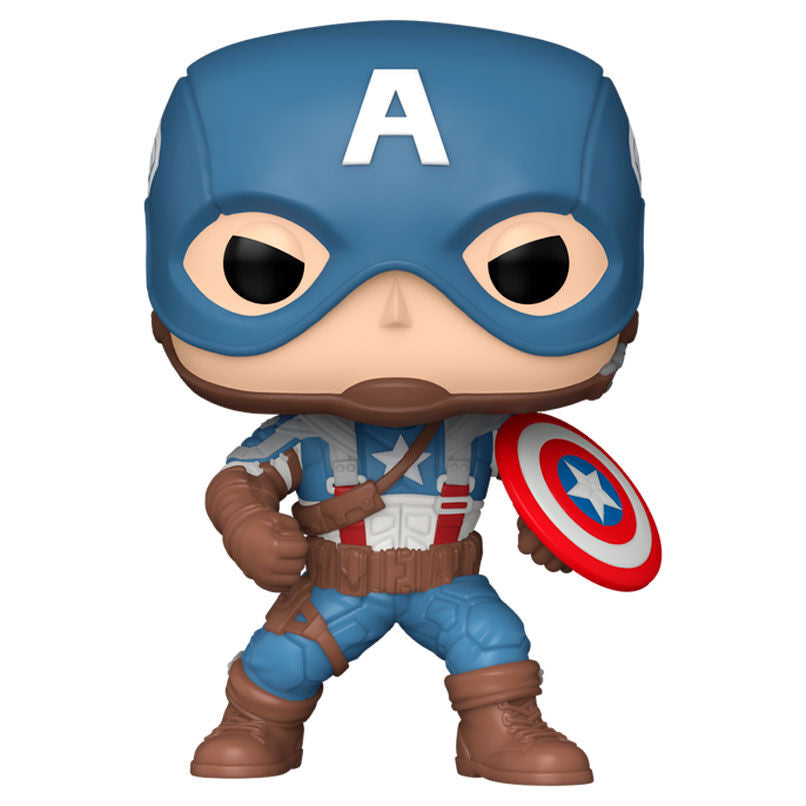 Figura Funko POP! de Capitán América con escudo