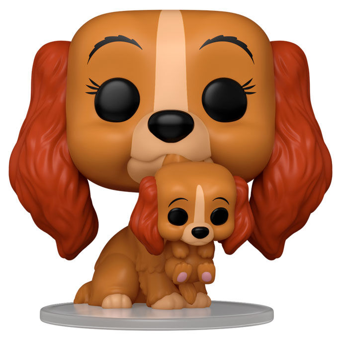 Figura Funko POP de Lady con su cachorro de La Dama y el Vagabundo