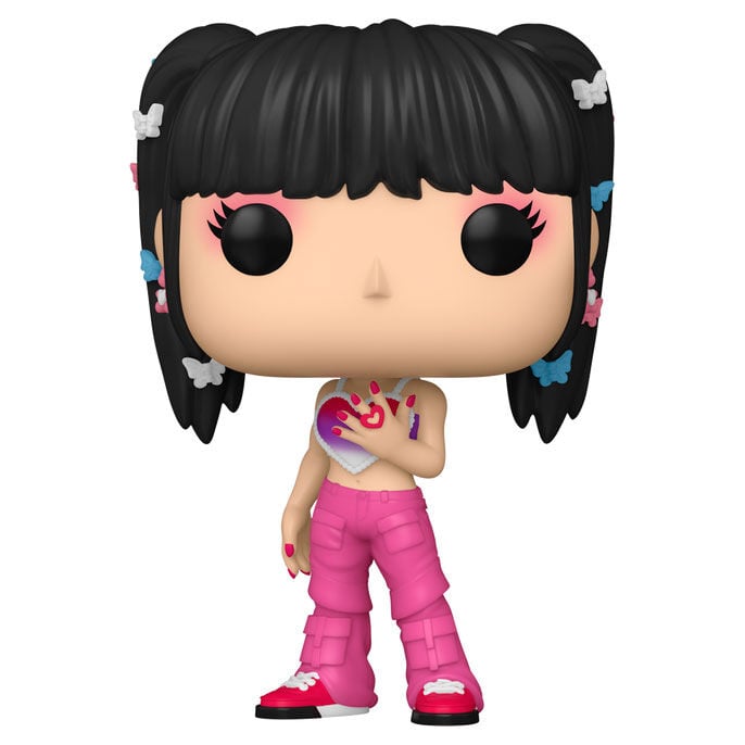 Figura Funko POP! de Hanni de NewJeans con conjunto rosa