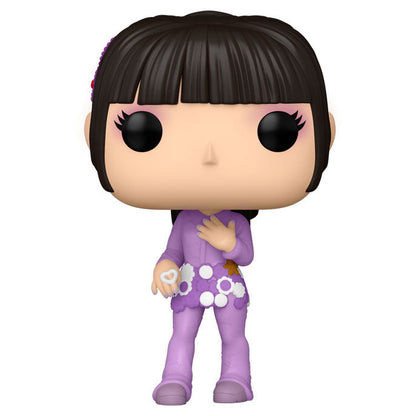 Figura Funko POP! de Hyein de NewJeans con conjunto morado
