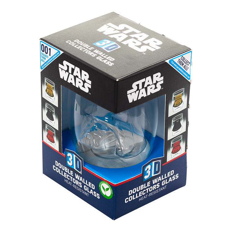 Vaso 3D de doble pared con diseño de Darth Vader - 2