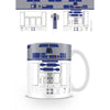 Taza de cerámica R2-D2 Star Wars en blanco, azul y gris