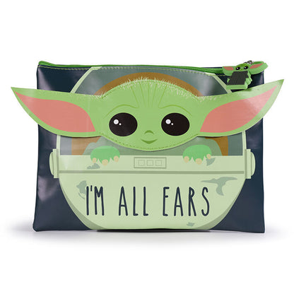 Portatodo de The Mandalorian con diseño de Grogu y mensaje I’m All Ears