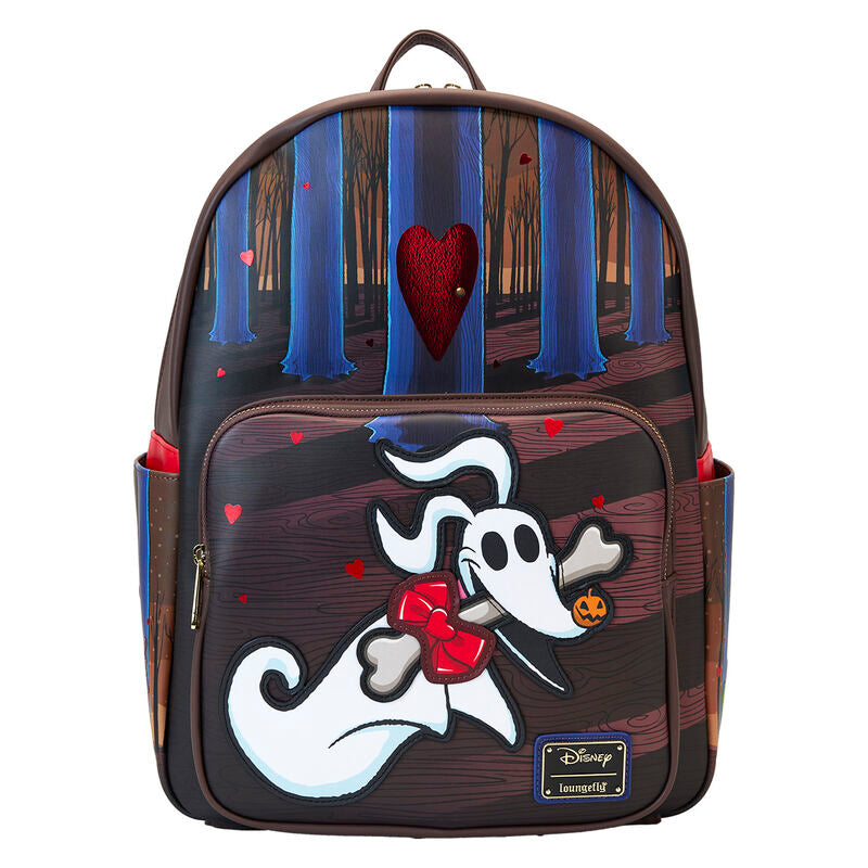 Mochila Loungefly de Zero con lazo rojo y bosque oscuro