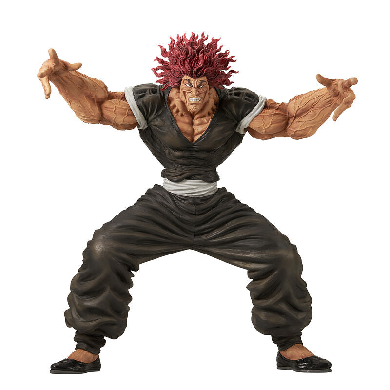 Figura Ichibansho de Yujiro Hanma de Baki con brazos extendidos