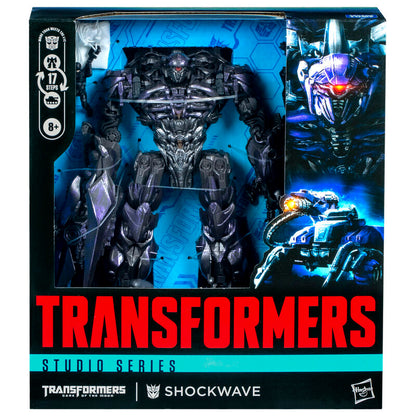 Figura Shockwave de Transformers Age of Extinction con paracaidista y figuras de Brains y Wheelie - 2