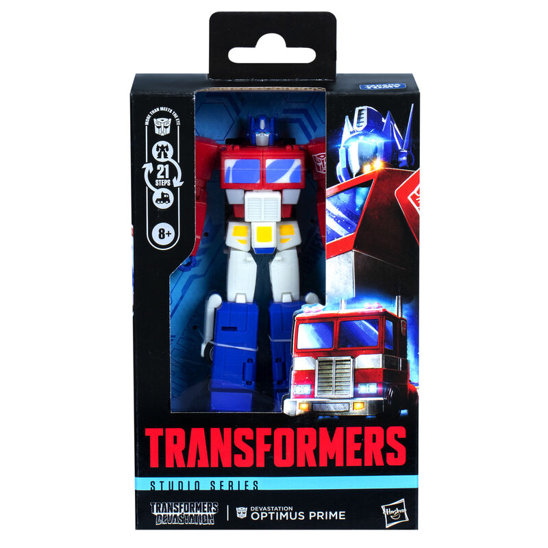 Figura Optimus Prime Transformers en modo robot con hacha de energón - 2