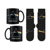 Set Pink Floyd con taza negra y calcetines de diseño prisma