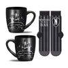 Set de taza negra y calcetines de Miércoles Wednesday