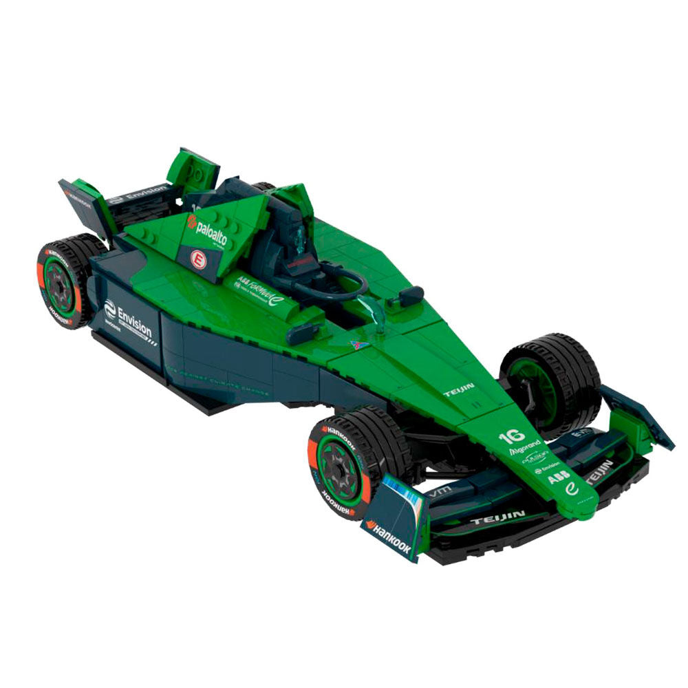 Kit PANTASY del monoplaza verde y negro Envision Racing Fórmula E