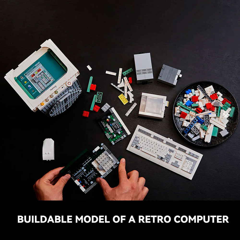 Kit PANTASY Retro Computer de construcción con ordenador retro blanco - 3